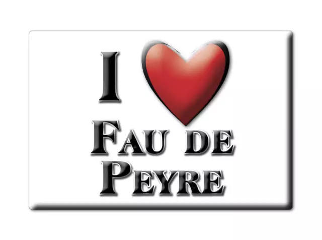 Fau De Peyre, Lozère, Occitanie - Magnet France Souvenir Aimant