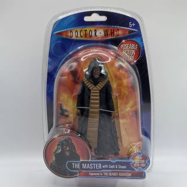 Doctor Who Figure Rare Set - The Master - Decayed Master Classic Series Figure