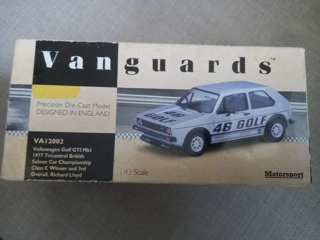 RARE CORGI VANGUARDS VA12002 Volkswagen Golf GTi Mk1 1977 British Saloon Car New 24.99 PicClick UK