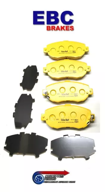 EBC Yellowstuff Front Brake Pads - For JZX100 Toyota Chaser Mark II 1JZ-GTE