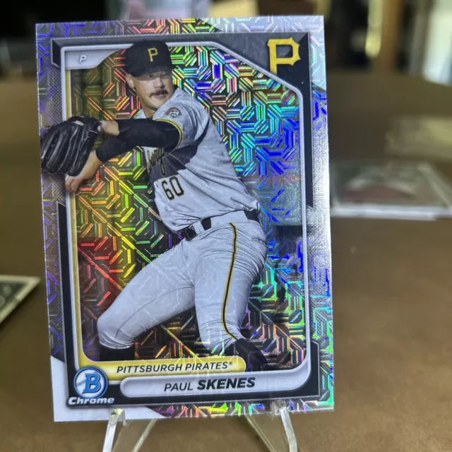 2024 BOWMAN CHROME Mega Mojo Paul Skenes Pittsburgh Pirates BCP125 5