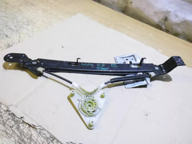 Seat Leon Mk2 5 Door Rear Right Window Regulator Driver Side Osr 2006 > 2012