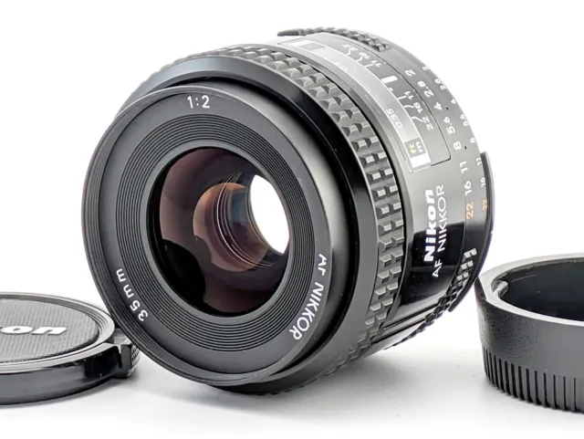 Nikon AF NIKKOR 35mm f/2 D Wide Angle Prime Lens [ Near Mint ] w/ caps Japan