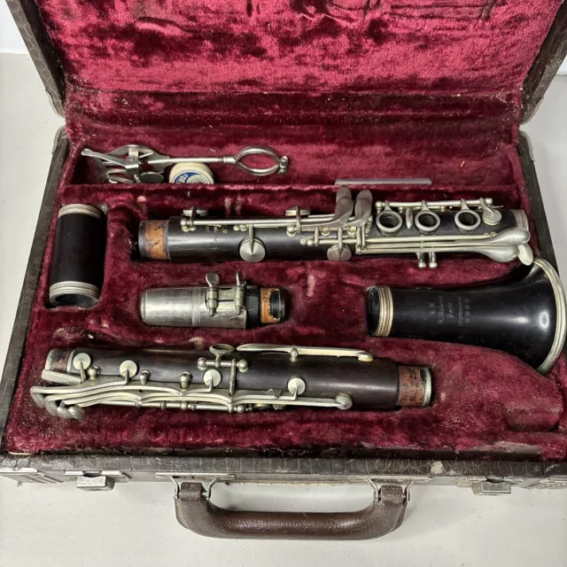 Vintage R. Malerne Professional Wood Clarinet Pro