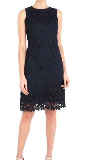 BNWT HOUSE OF Fraser Havren Navy Abby Lace Dress Size 14 Rrp
