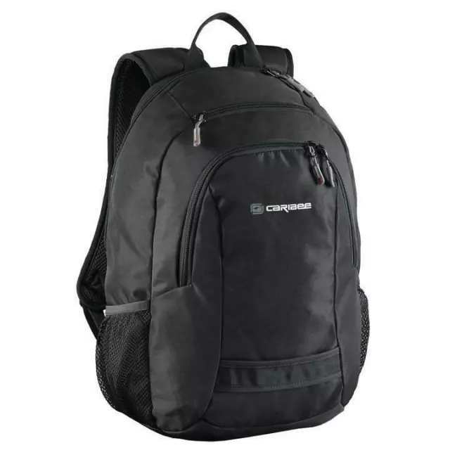NEW Caribee Nile 30L Backpack Travel Laptop Bag School Daypack Biker Sport Black