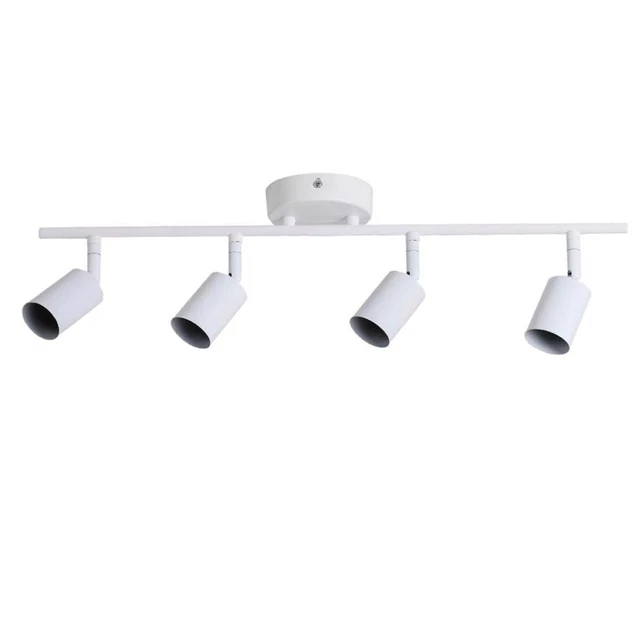 Plafonnier Moderne Hofstein – 4 Spots Métal Chrome – Lustre Suspension Pour Salon/Salle à Manger