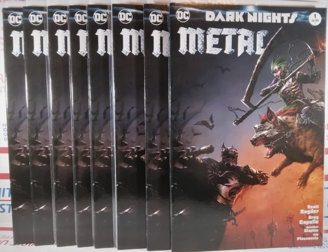 💥 10x NM DARK NIGHTS METAL #1 MATTINA COLOR VARIANT Batman Who Laughs DC COMICS