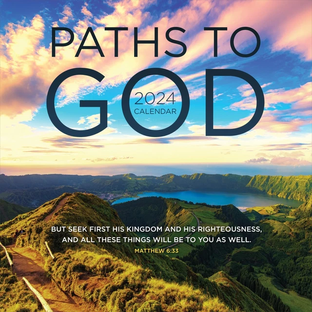 2024 PATHS TO God Wall Calendar $16.99 - PicClick