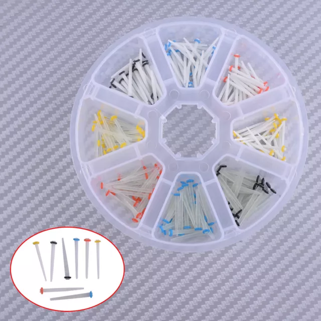 200pc Dental Fiber Post Glass Quartz Teeth Restorative Box 1.0/1.2/1.4/1.6mm