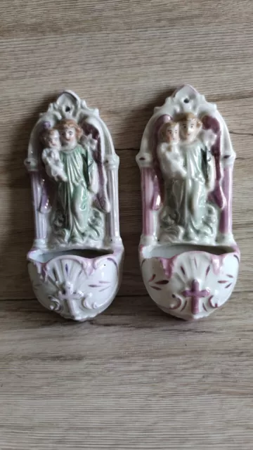 Arte Sacra Coppia Acquasantiera