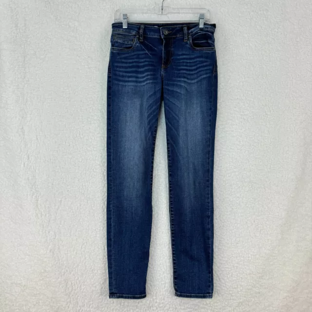 Kut from the Kloth Diana Skinny Leg Jeans Womens Blue Denim Mid-Rise Size 6