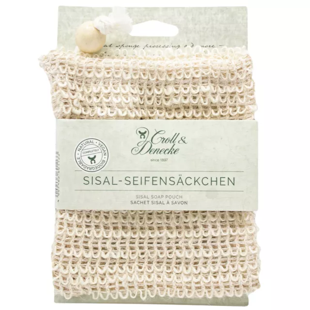 Seifenspender Naturschwamm Seifensäckchen Seifensack 100% Sisal NaturPur Peeling