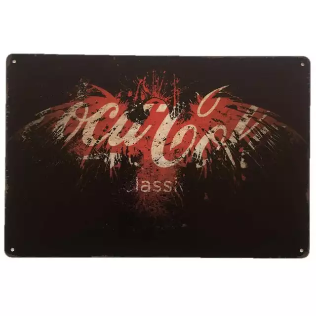 Coke Classic Retro Sign Coca Cola Garage Man Cave 30cmx20cm - New