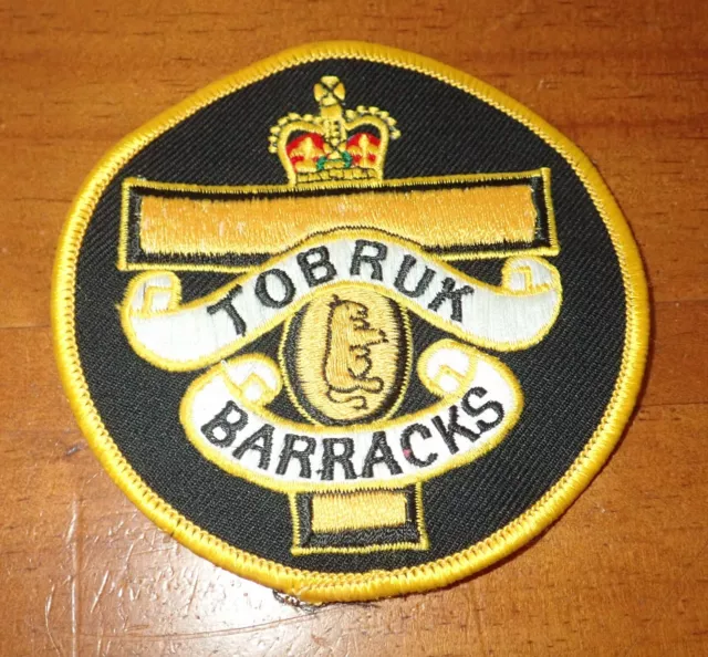 Large Australian Military patch Tobruk Barracks