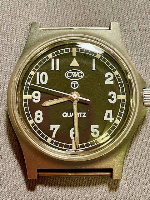 CWC G10 W10/6645-99 541537 Quartz Watch T dial new Maratac strap & battery