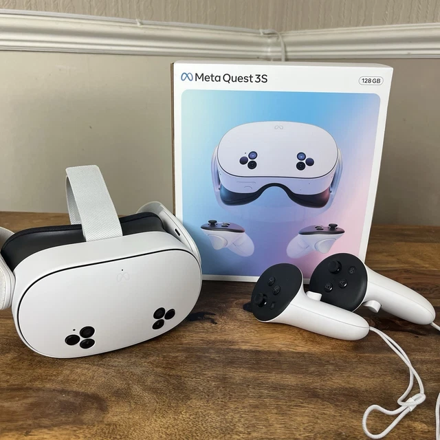 META QUEST 3S 128gb VR Headset Console Excellent Condition Fully Boxed ...