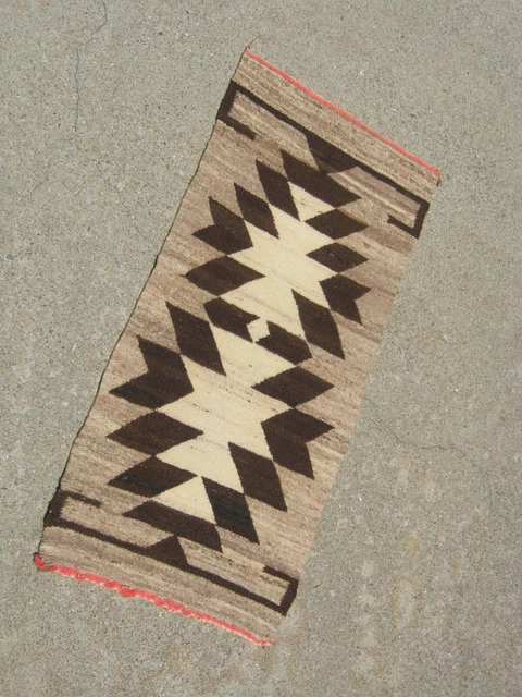 c1925 NAVAJO CHURRO WOOL RUG BLANKET WEAVING  Native American Indian. 99c & NR!!