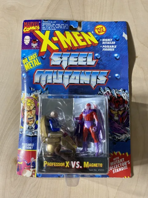 1994 Toy Biz Marvel X-Men Steel Mutants Professor X Vs Magneto New In Box A3