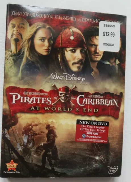 Pirates of The Caribbean 3: At World's End (DVD+Insert+CoverArt ONLY) Very  Good 786936292992