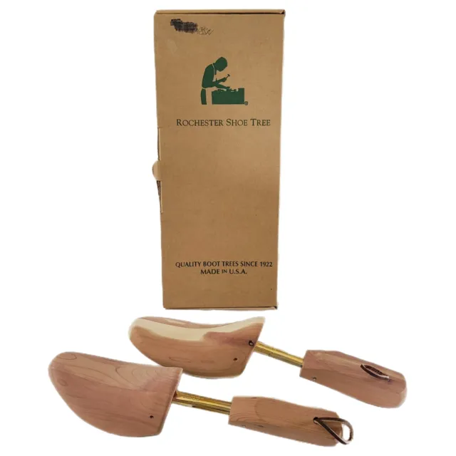 Rochester Shoe Tree Aromatic Red Cedar Boot Tree M NEW Original Box