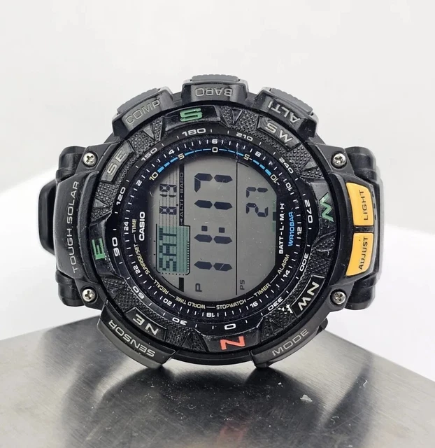 MENS CASIO PATHFINDER 3246 PAG240 Tough Solar Watch Working 125.00
