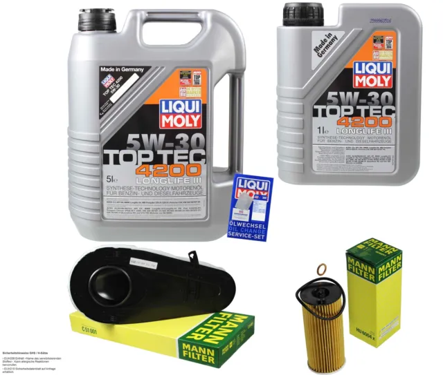 Révision D'Filtre LIQUI MOLY Huile 6L 5W-30 pour BMW 5er Touring F11