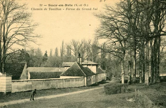 Carte SUCY EN BRIE Chemin de Touillon Ferme du Grand Val