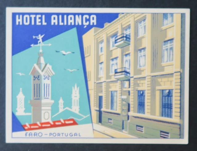 ANCIENNE ÉTIQUETTE HOTEL CARLOS V FUENTERRABIA Fontarrabie label EUR 5