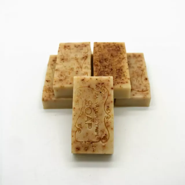 Tiny Soap Bleaching Natural Goat's Milk Rosehip Kojic Acid 12g Handmade Skin UK