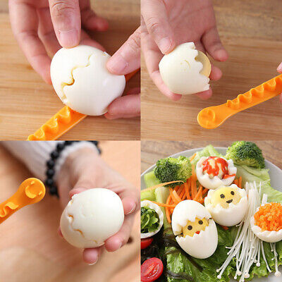 2 piezas Huevos Cocinados Corte Elegante Cortador Huevos Hervidos Hogar Creative Too ZK