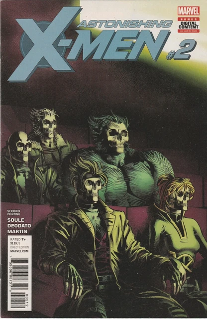ASTONISHING X-MEN # 2.  MIKE DEODATO art. Second Printing.