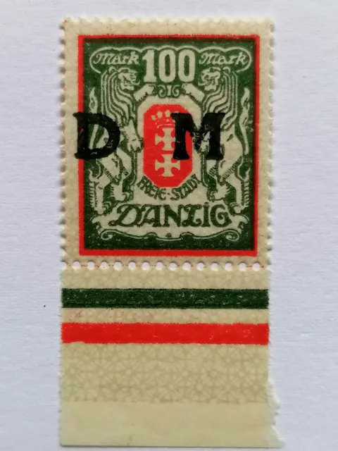 1 Briefmarke Freie Stadt Danzig Michel-Nr. 34? - postfrisch (A77)