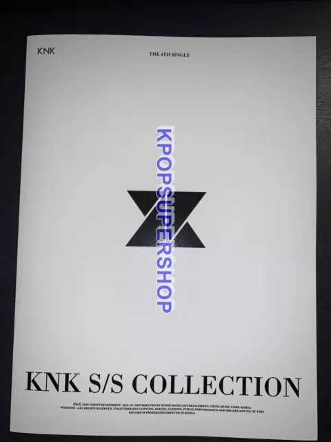 KNK 4th Single Album S/S Collection CD Great Condition Rare Heejun Photocard