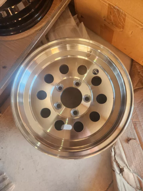 14" x 5.5" ALUMINUM TRAILER WHEEL 5-LUG ON 4.5 INCHES  -