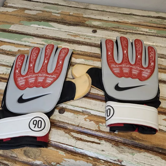 NIKE T90 WIRED Goalie Goalkeeper Gloves Gray Size 11 GS0135 Never Used $35.00 - PicClick