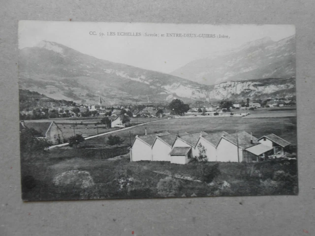 CPA savoie les Echelles et entre deux guiers isère 1918