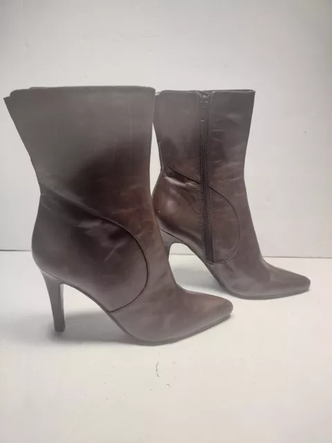 Womens Nine West Brown Mid calf Boots size 6M