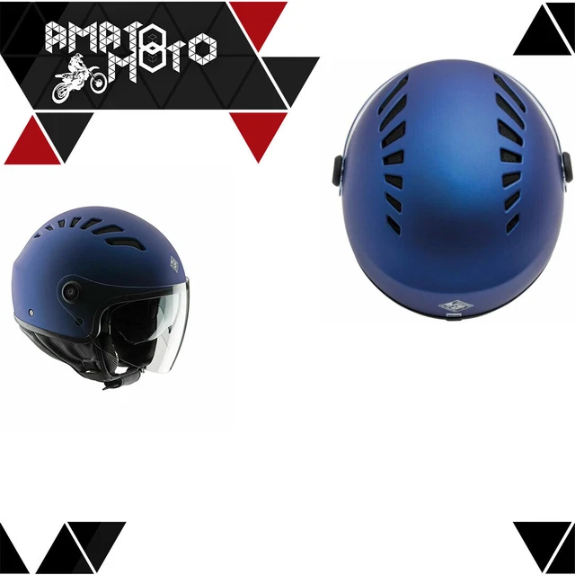 Casco Jet El'Pop Tucano - Grigio Ghiaccio Opaco Taglia L Per Motociclisti - Foto 2