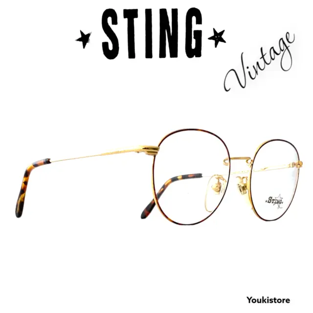 STING by DiIERRE occhiali da vista COLLEGE 54 col 04 VINTAGE 80s eyeglasses IT