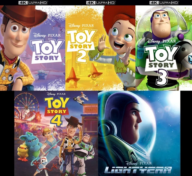 PIXAR TOY STORY Movie Collection + Lightyear [4K UHD, 19952022] 5