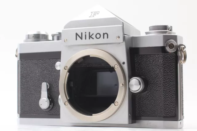 [Exc + 5] NIKON F Eye Level 35 mm SLR Film Camera Body Argent du JAPON