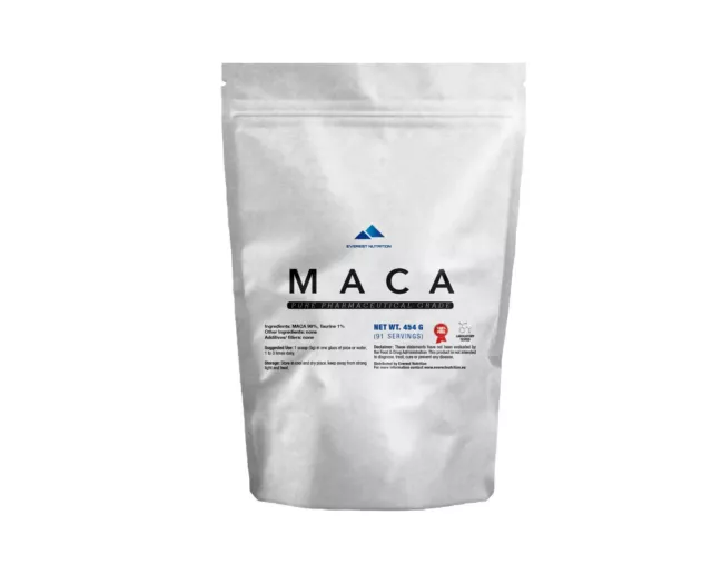 MACA Lepidium meyenii SUPERALIMENTOS DE POLVO ORGÁNICO 100% PURO