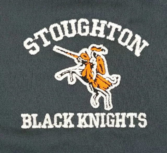 UNDER ARMOUR STOUGHTON Black Knights Polo Shirt Mens Large Football MA ...