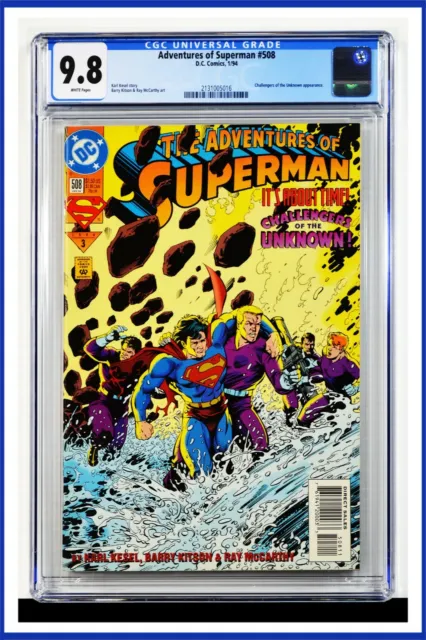 Adventures Of Superman #508 CGC Graded 9.8 DC January 1994 Comic Book
