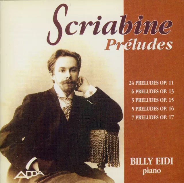 SCRIABINE  préludes  BILLY EIDI / CD ADDA (1991)