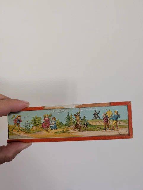 12 Plaques De Verre Pour Lanterne Magique – Scènes Enfantines Et Amusantes – Vintage France