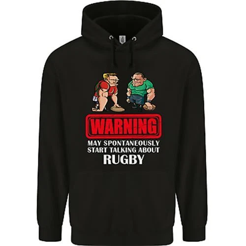 May Start Talking About Rugby Player Funny Childrens Kids Hoodie