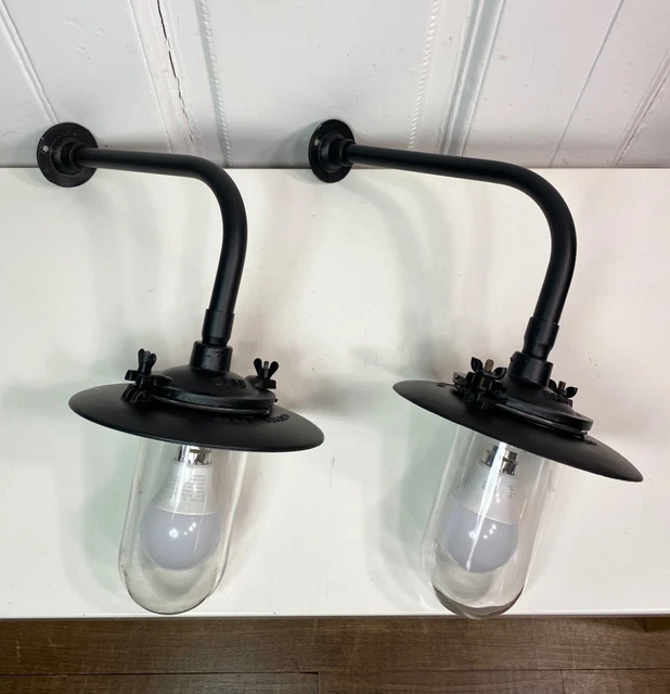 A Rare Pair of Vintage REVO Wall mounted Outside lights.