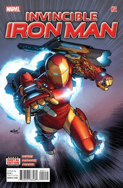 Invincible Iron Man #2A, NM 9.4, 1st Print, 2015 Flat Rate Shipping-Use Cart